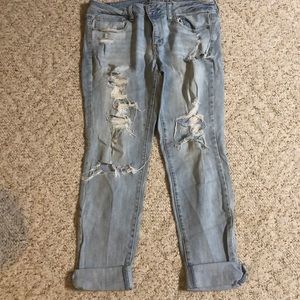 AEO distressed jeans